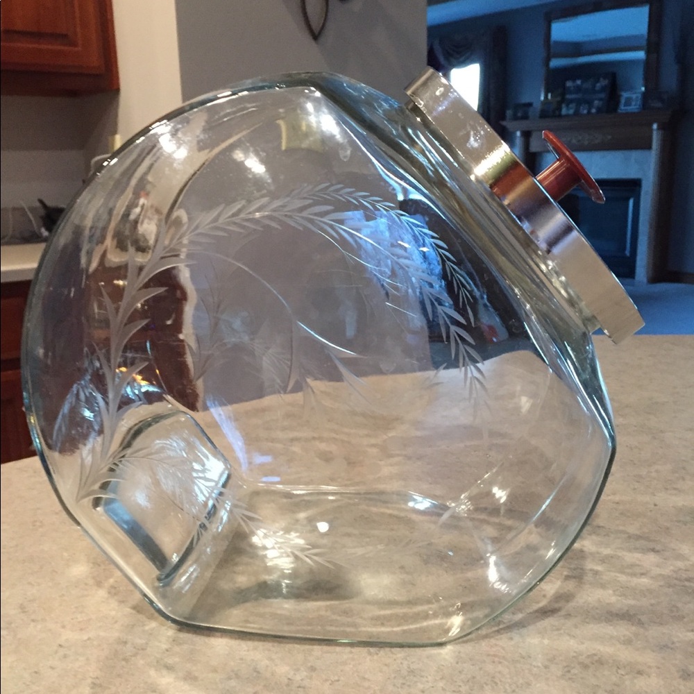 Cut Glass Cookie Jar